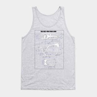 F-X-R frame bueprint Tank Top